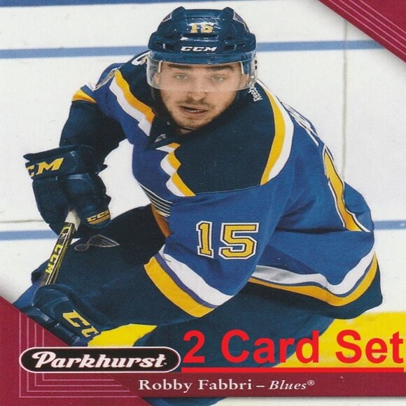 Bobby Fabbri St. Louis Blues NHL Hockey Card Collection - 2 Card Set - Picture 1 of 3